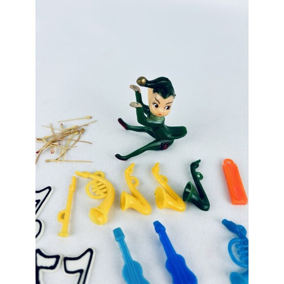 Vintage Josef Originals Climbing ELf Pixie Ladybug Japan Music Instruments Notes - Picture 2 of 14